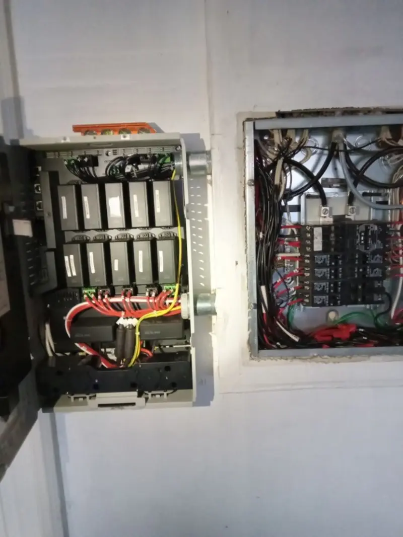 Electrical panel upgrade completed for Commercial Electrician Services in Scott
